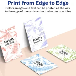 Avery® Clean Edge® Printable Print-To-The_Edge Business Cards With Sure Feed® Technology, 2