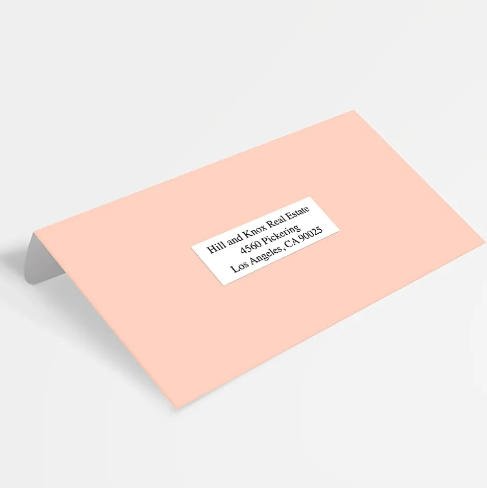 Avery® Copier Permanent Address Labels, 5351, 1" x 2 13/16", White, Pack Of 3,300