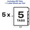 Avery® Customizable Index Maker® Unpunched Dividers  - 11431
