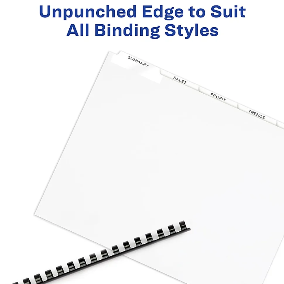 Avery® Customizable Index Maker® Unpunched Dividers - 11431