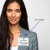 Avery® Customizable Name Badges With Pins, 74549, 2-1/4" x 3-1/2", Clear Name Tag Holders With White Printable Inserts, Pack of 100