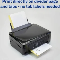 Avery® Customizable Print-On™ Dividers, 8 1/2