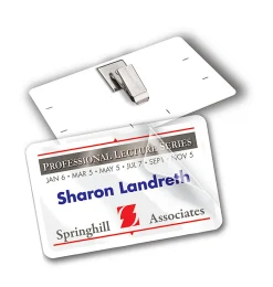 Avery® Customizable Self-Laminating Name Badges, 5362, 2.25
