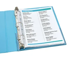 Avery® Diamond Clear Heavyweight Sheet Protectors For Mini Binders, 5 1/2