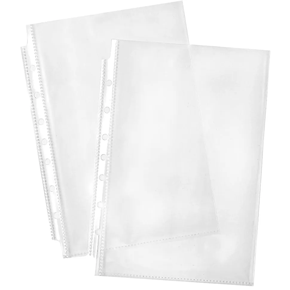 Avery® Diamond Clear Heavyweight Sheet Protectors For Mini Binders, 5 1/2" x 8 1/2", 7-Hole, Clear, Pack Of 25