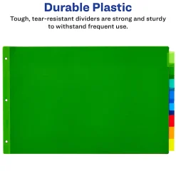 Avery® Dividers For 3 Ring Binders, 8-Tab Binder Dividers, 11