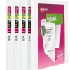 Avery® Durable Slant D-Ring View Binders, 1/2" Slant Rings, 44% Recycled, White, Pack Of 4 Binders