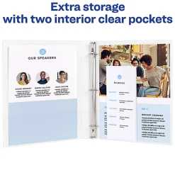 Avery® Durable Slant D-Ring View Binders, 1/2