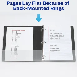 Avery® Durable View 3 Ring Binders, 2 Inch EZD® Rings, White, 1 Binder