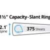 Avery® Durable View 3-Ring Binder, 1 1/2" D Rings, White