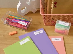 Avery® Easy Peel® Address Labels With Sure Feed® Technology, 8460, Rectangle, 1" x 2-5/8", Matte White, Box Of 3,000