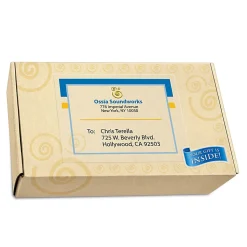 Avery® Easy Peel® Clear Full-Sheet Labels, 8665, Full Sheet, 8 1/2