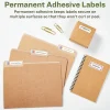 Avery® Easy Peel® EcoFriendly Permanent Inkjet/Laser Return Address Labels, 48467, 1/2" x 1 3/4", 100% Recycled, White, Pack Of 8,000