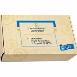 Avery® Easy Peel® Permanent Address Labels, Shipping, 18665, 8 1/2