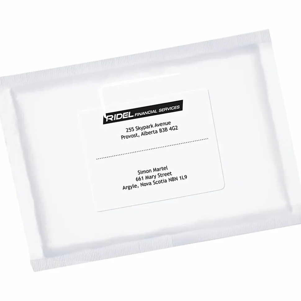 Avery® EcoFriendly Permanent Shipping Labels, 48464, 3 1/3" x 4", 100% Recycled, White, Box Of 600