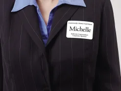 Avery® EcoFriendly 100% Recycled Name Badges, 2 1/3