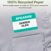 Avery® EcoFriendly 100% Recycled Name Badges, 2 1/3" x 3 3/8", White, Pack Of 400