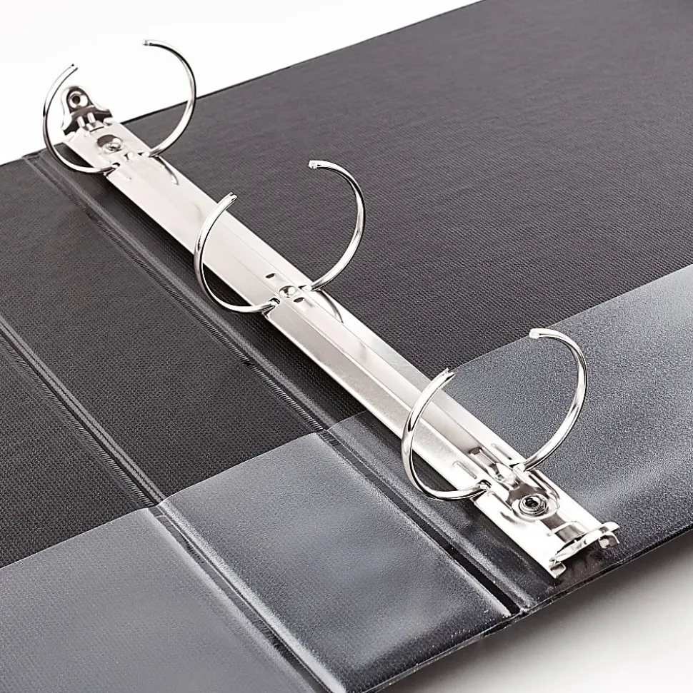 Avery® Economy 3-Ring Binder, 1" Round Rings, Black