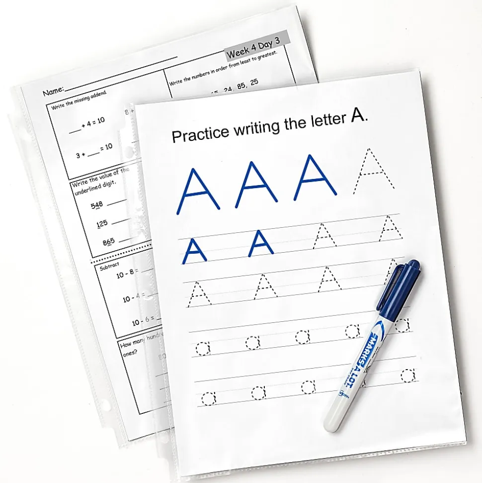 Avery® Economy Sheet Protectors, Top Load, 8-1/2" x 11", Clear, 50 Document Protectors
