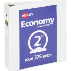 Avery® Economy View 3 Ring Binder, 2