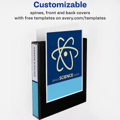 Avery® Economy View 3 Ring Binders, 1-1/2