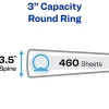 Avery® Economy View 3-Ring Binder, 3" Round Rings, White