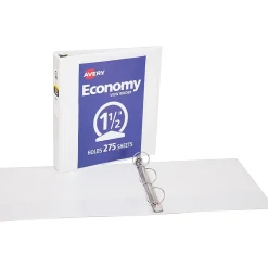 Avery® Economy View 3 Ring Binder, 1.5