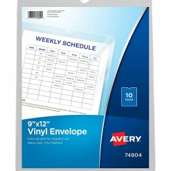 Avery® File Envelopes, Travel Document Organizer, Holds Up To 60 Sheets, 9