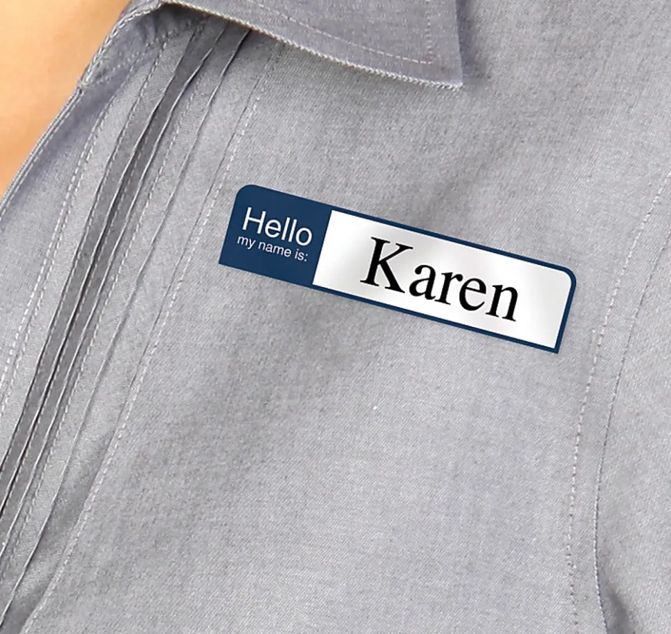 Avery® Flexible Name Badge Labels, Rectangle, 5154, 1" x 3 3/4", Assorted Colors, Pack Of 100