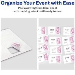 Avery® Flexible Name Badge Labels, 5395, 2 1/3