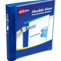 Avery® Flexible View 3 Ring Binder, 1