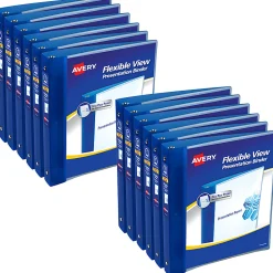 Avery® Flexible View 3 Ring Binder, 1