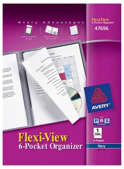 Avery® Flexi-View Organizer, 8-1/2