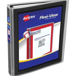 Avery® Flexi-View® 3 Ring Binder, 1