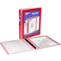 Avery® Flexi-View® 3 Ring Binder, 1