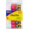 Avery® Glue Stic™ Washable Non-Toxic Permanent Adhesive Glue Sticks, White, 0.26 Oz., Pack Of 18