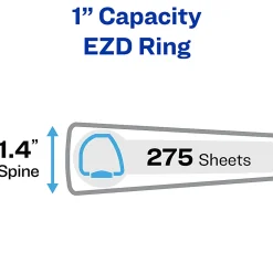 Avery® Heavy-Duty Framed View 3-Ring Binder, 1
