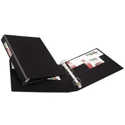 Avery® Heavy-Duty 3-Ring Binder With Locking One-Touch EZD™ Rings, 1" D-Rings, 46% Recycled, Black