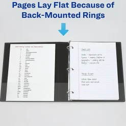 Avery® Heavy-Duty View 3-Ring Binder With Locking One-Touch EZD™ Rings, 5" D-Rings, 38% Recycled, Purple