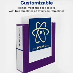 Avery® Heavy-Duty View 3-Ring Binder With Locking One-Touch EZD™ Rings, 1