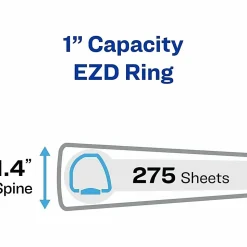 Avery® Heavy-Duty View 3-Ring Binder With Locking One-Touch EZD™ Rings, 1