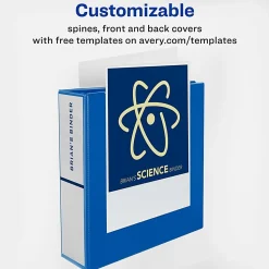 Avery® Heavy-Duty View 3-Ring Binder With Locking One-Touch EZD™ Rings, 4