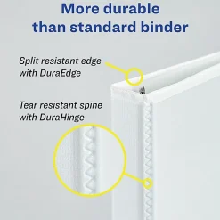 Avery® Heavy-Duty View 3-Ring Binder With Locking One-Touch EZD™ Rings, 4
