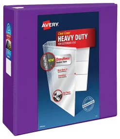 Avery® Heavy-Duty View 3-Ring Binder With Locking One-Touch EZD™ Rings, 4