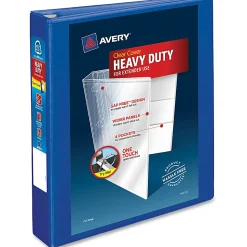 Avery® Heavy-Duty View 3-Ring Binder With Locking One-Touch EZD™ Rings, 1 1/2