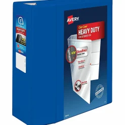 Avery® Heavy-Duty View 3-Ring Binder With Locking One-Touch EZD™ Rings, 5