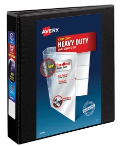 Avery® Heavy-Duty View 3 Ring Binder, 1.5