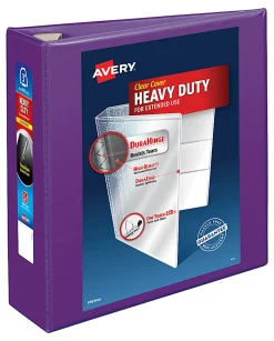 Avery® Heavy-Duty View 3-Ring Binder With Locking One-Touch EZD™ Rings, 3