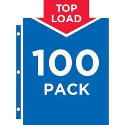 Avery® Heavyweight Sheet Protectors With Easy Load™, 8-1/2