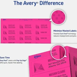 Avery® High-Visibility Shipping Labels, AVE5964, 2